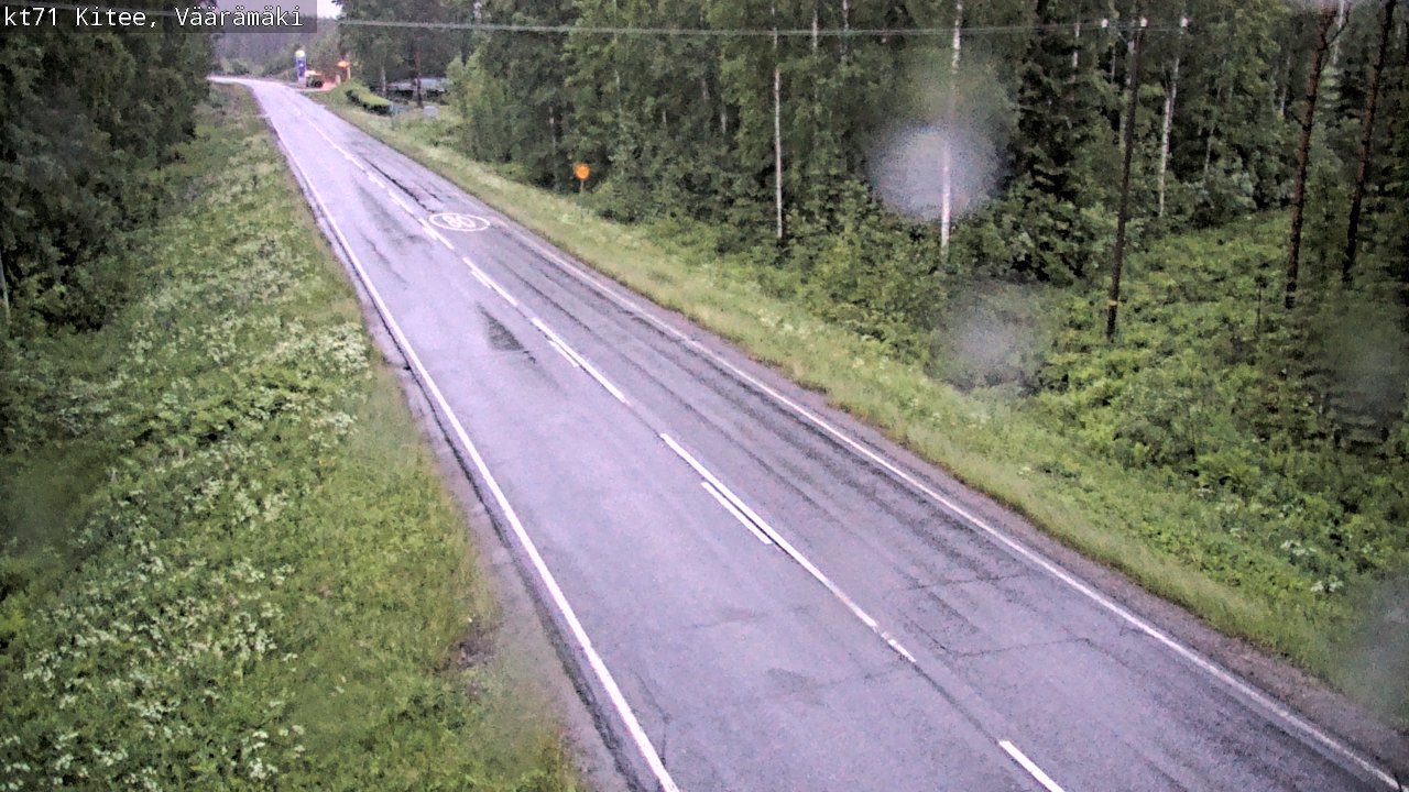 Kelikamerat Kuva Tie 71 Kitee, Väärämäki, Kitee, Pohjois-Karjala