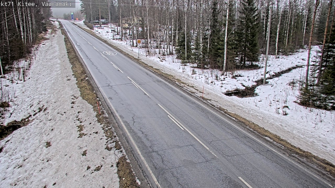Kelikamerat Kuva Tie 71 Kitee, Väärämäki, Kitee, Pohjois-Karjala