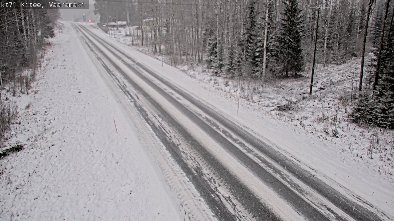 Weather Camera Image Väg 71 Väärämäki, Kitee, Pohjois-Karjala