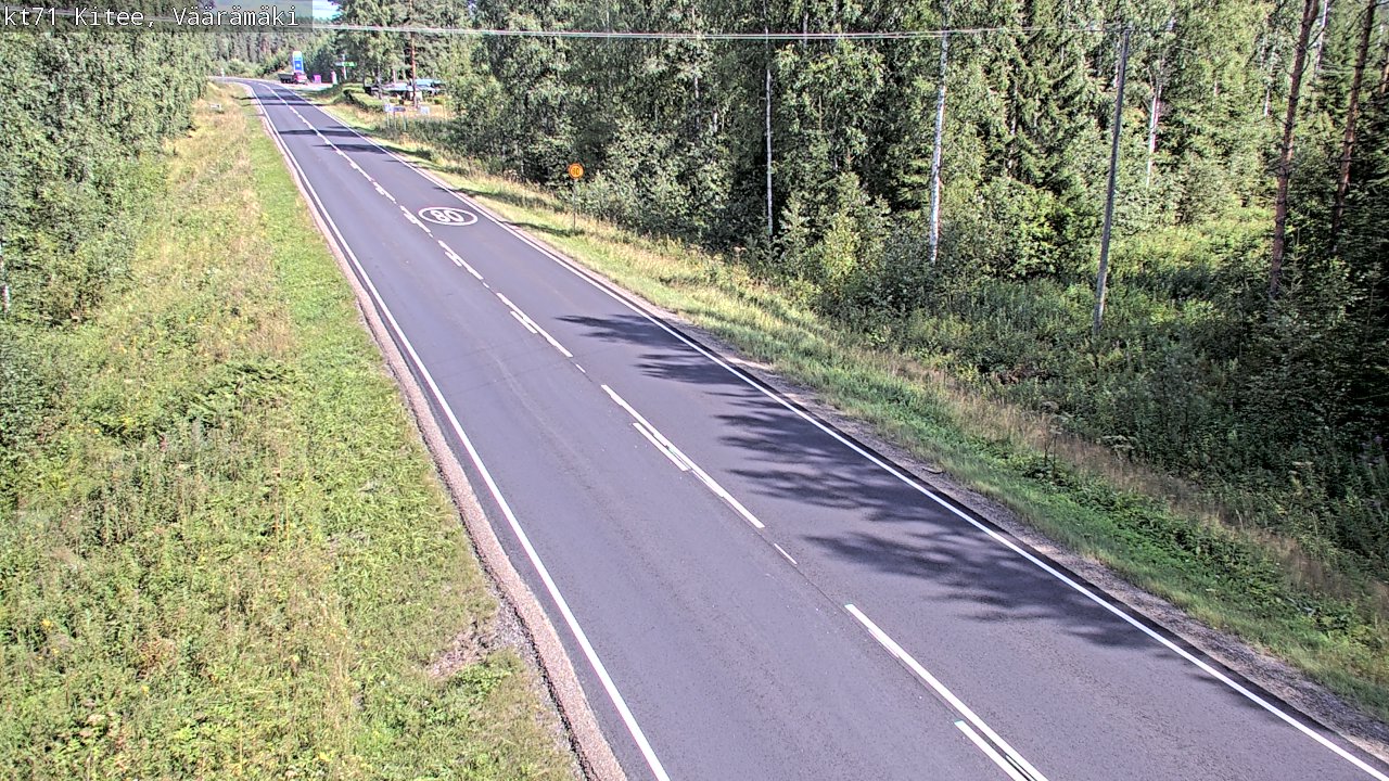 Kelikamerat Kuva Tie 71 Kitee, Väärämäki, Kitee, Pohjois-Karjala