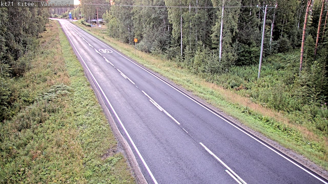 Kelikamerat Kuva Tie 71 Kitee, Väärämäki, Kitee, Pohjois-Karjala