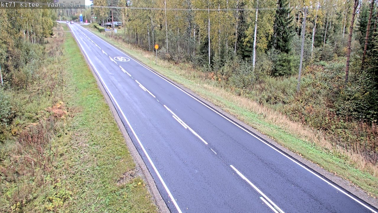 Kelikamerat Kuva Tie 71 Kitee, Väärämäki, Kitee, Pohjois-Karjala