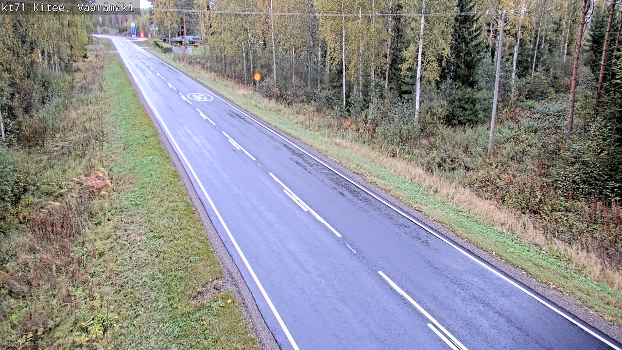 Kelikamerat Kuva Tie 71 Kitee, Väärämäki, Kitee, Pohjois-Karjala