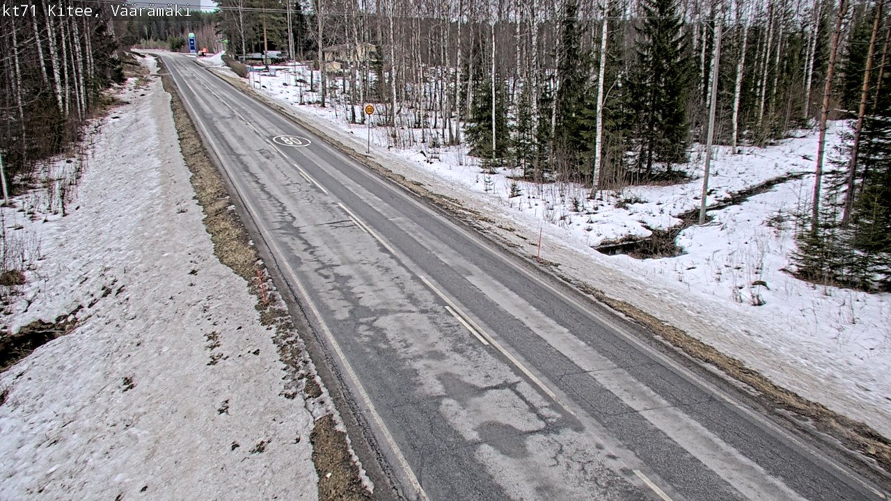Kelikamerat Kuva Tie 71 Kitee, Väärämäki, Kitee, Pohjois-Karjala