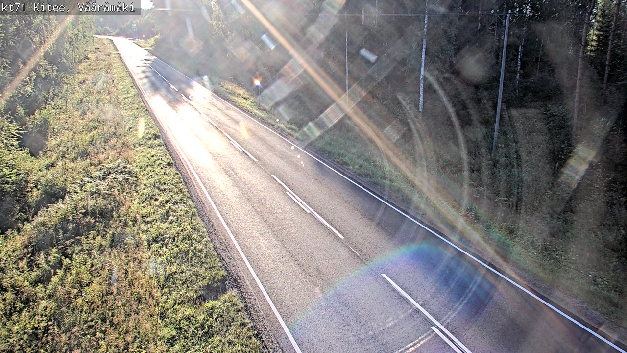 Weather Camera Image Road 71 Väärämäki, Kitee, Pohjois-Karjala