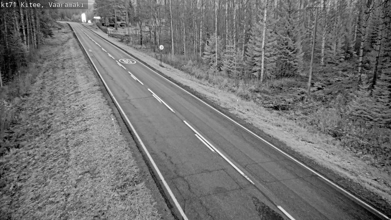 Kelikamerat Kuva Tie 71 Kitee, Väärämäki, Kitee, Pohjois-Karjala