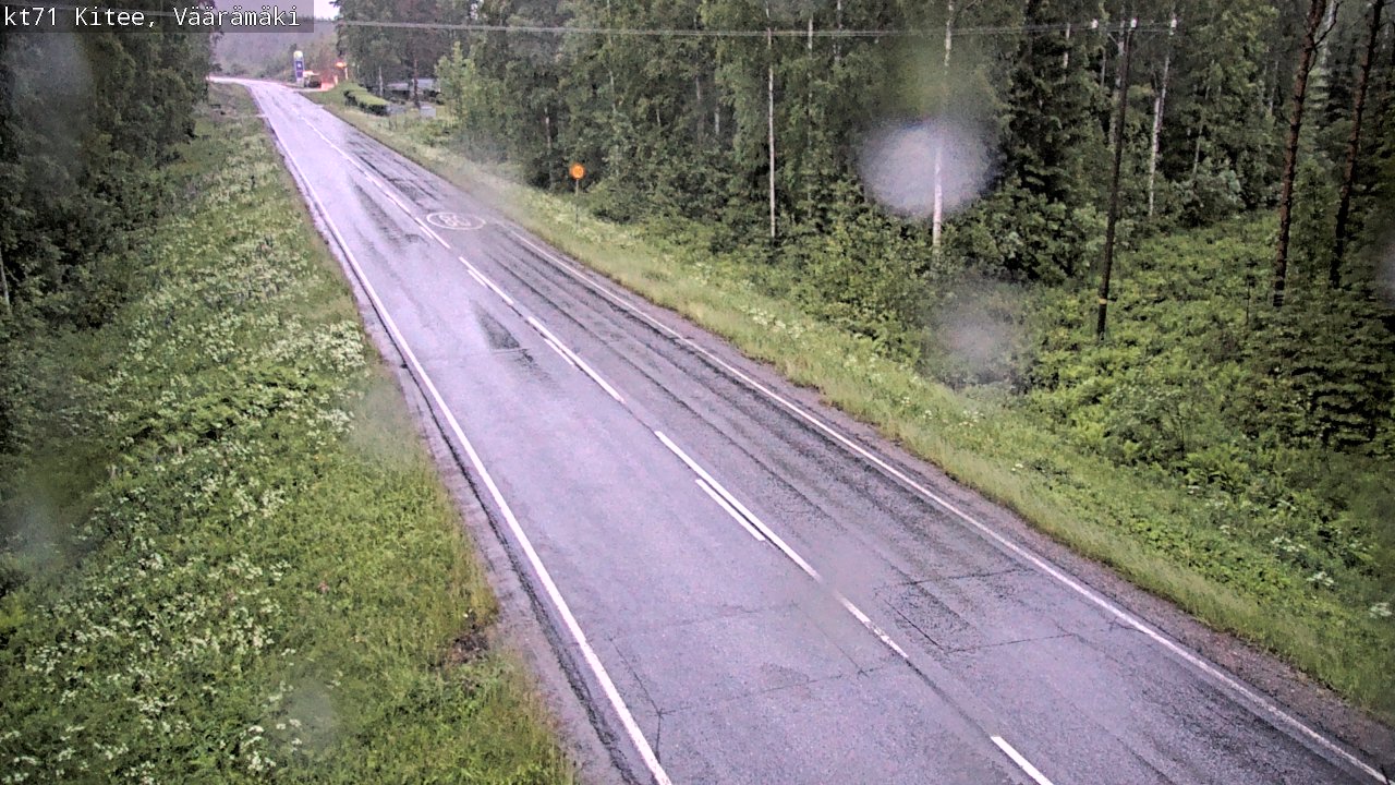 Kelikamerat Kuva Tie 71 Kitee, Väärämäki, Kitee, Pohjois-Karjala