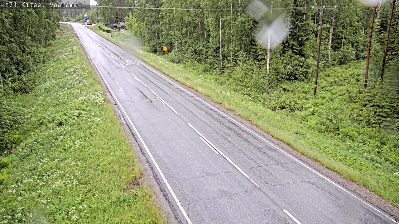 Kelikamerat Kuva Tie 71 Kitee, Väärämäki, Kitee, Pohjois-Karjala
