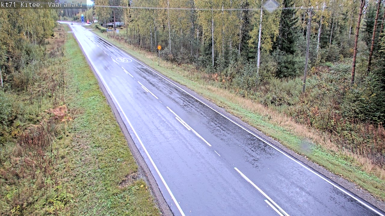 Kelikamerat Kuva Tie 71 Kitee, Väärämäki, Kitee, Pohjois-Karjala
