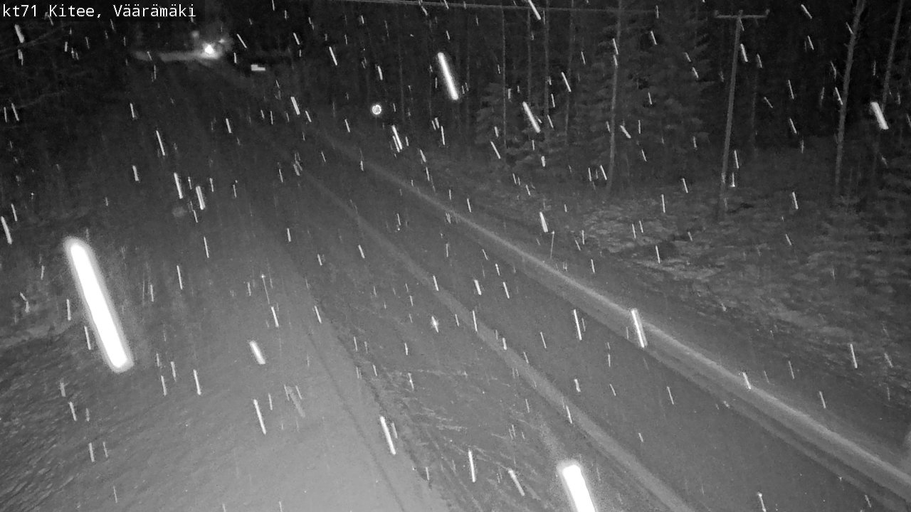 Kelikamerat Kuva Tie 71 Kitee, Väärämäki, Kitee, Pohjois-Karjala