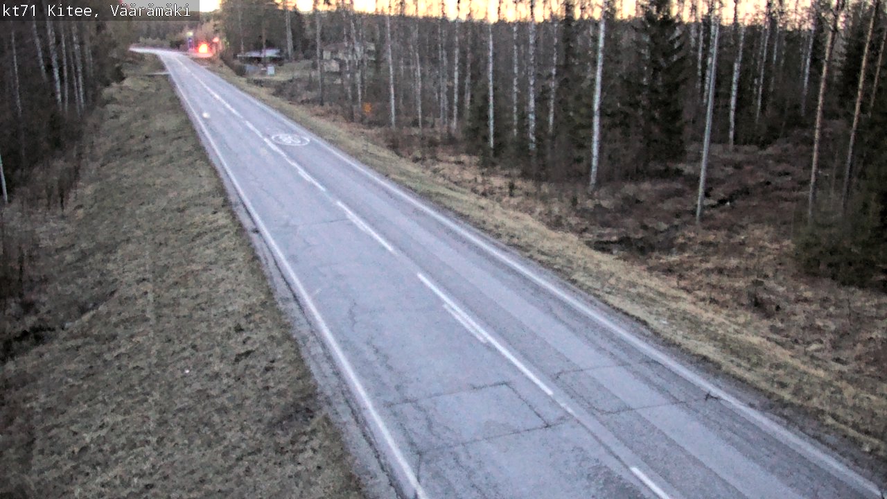 Weather Camera Image Väg 71 Väärämäki, Kitee, Pohjois-Karjala