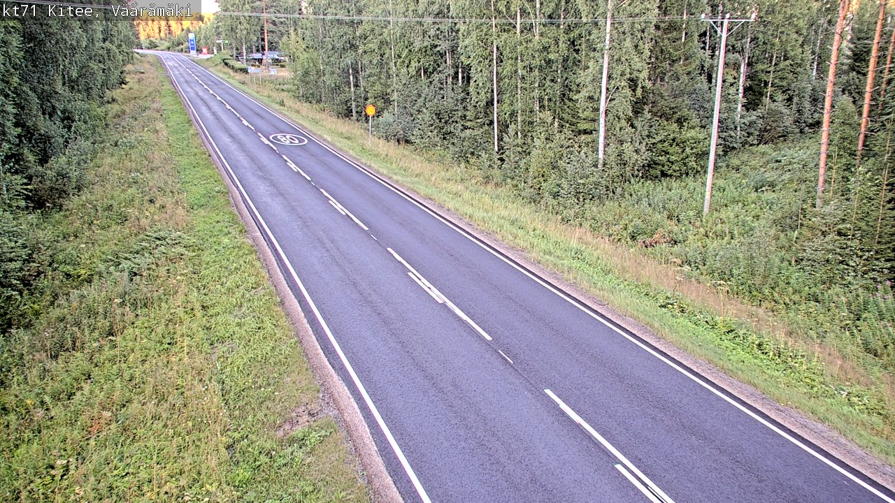 Kelikamerat Kuva Tie 71 Kitee, Väärämäki, Kitee, Pohjois-Karjala