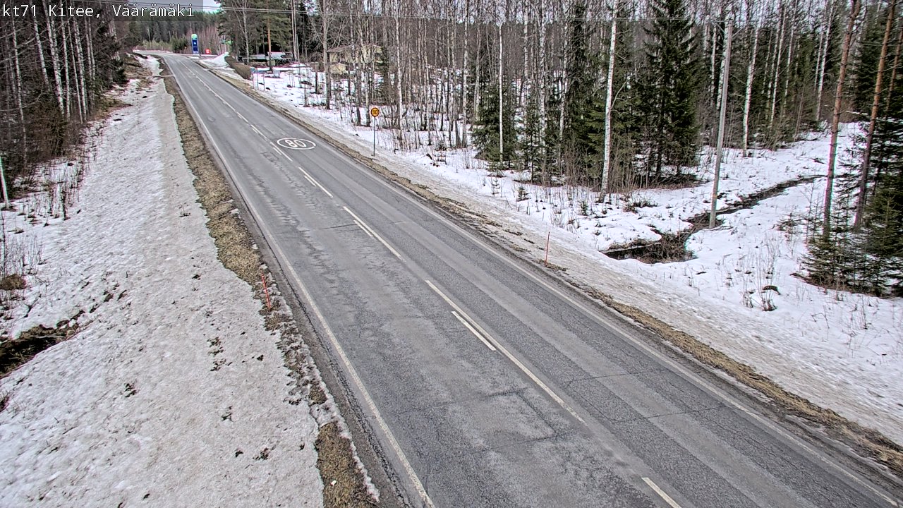 Kelikamerat Kuva Tie 71 Kitee, Väärämäki, Kitee, Pohjois-Karjala