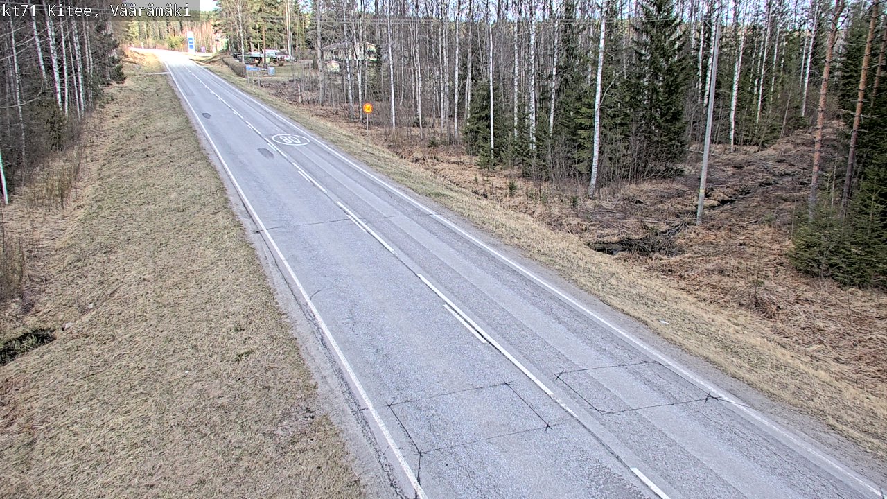 Kelikamerat Kuva Tie 71 Kitee, Väärämäki, Kitee, Pohjois-Karjala
