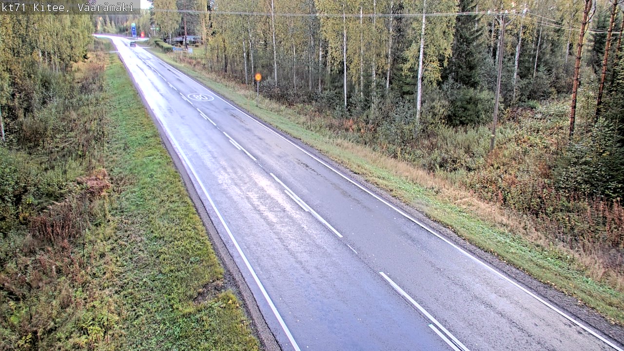 Weather Camera Image Road 71 Väärämäki, Kitee, Pohjois-Karjala