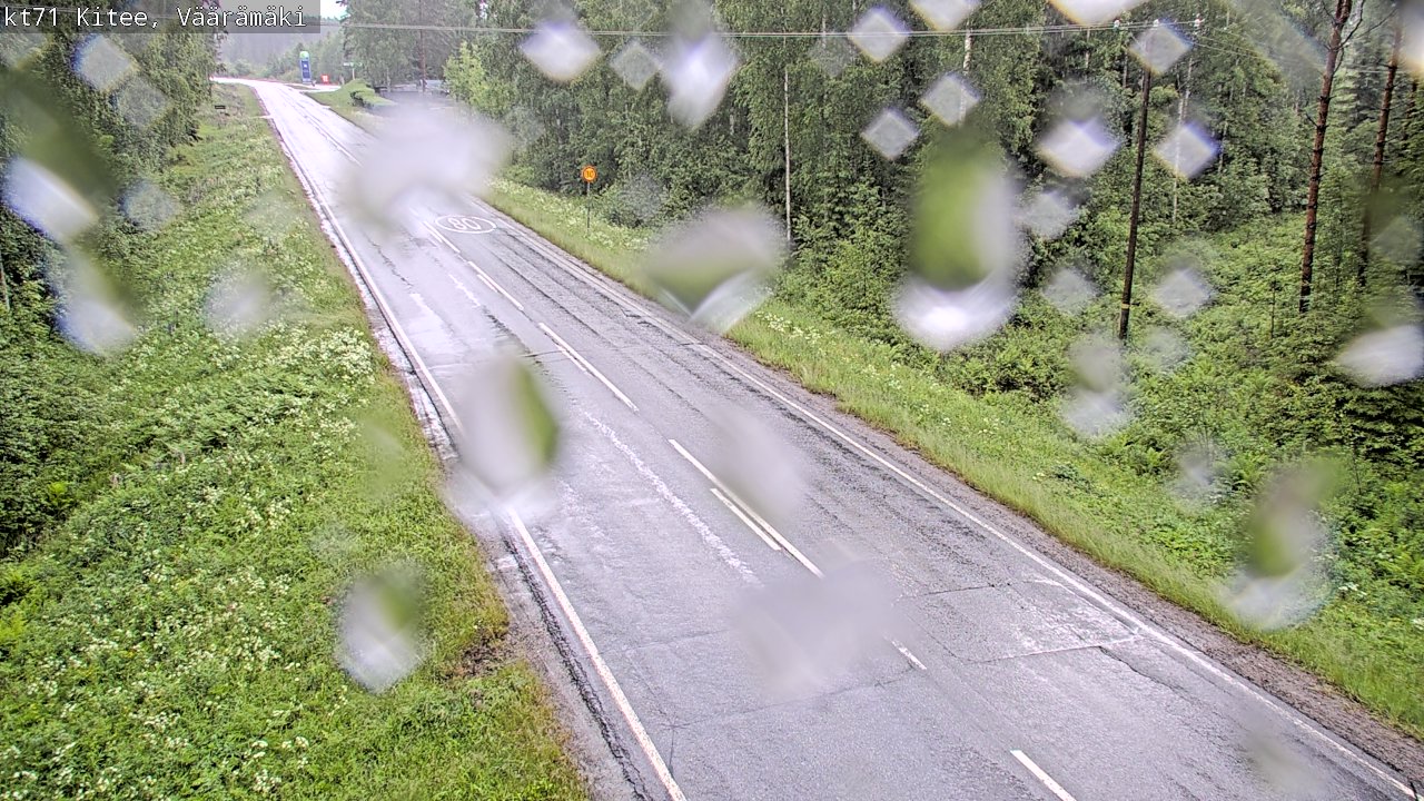 Weather Camera Image Road 71 Väärämäki, Kitee, Pohjois-Karjala