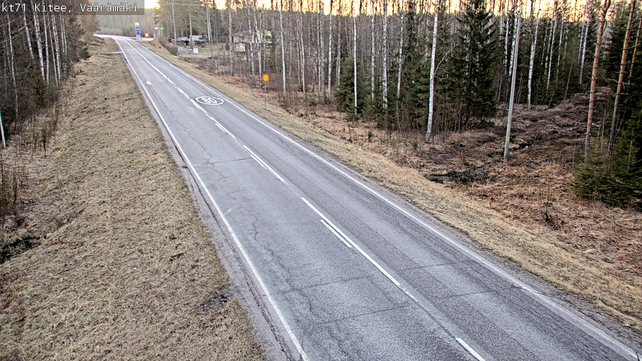 Kelikamerat Kuva Tie 71 Kitee, Väärämäki, Kitee, Pohjois-Karjala