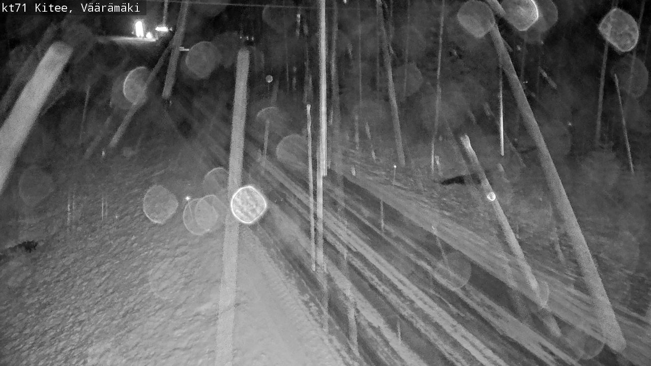 Weather Camera Image Väg 71 Väärämäki, Kitee, Pohjois-Karjala