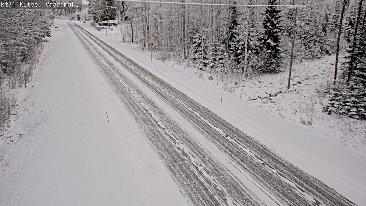 Kelikamerat Kuva Tie 71 Kitee, Väärämäki, Kitee, Pohjois-Karjala