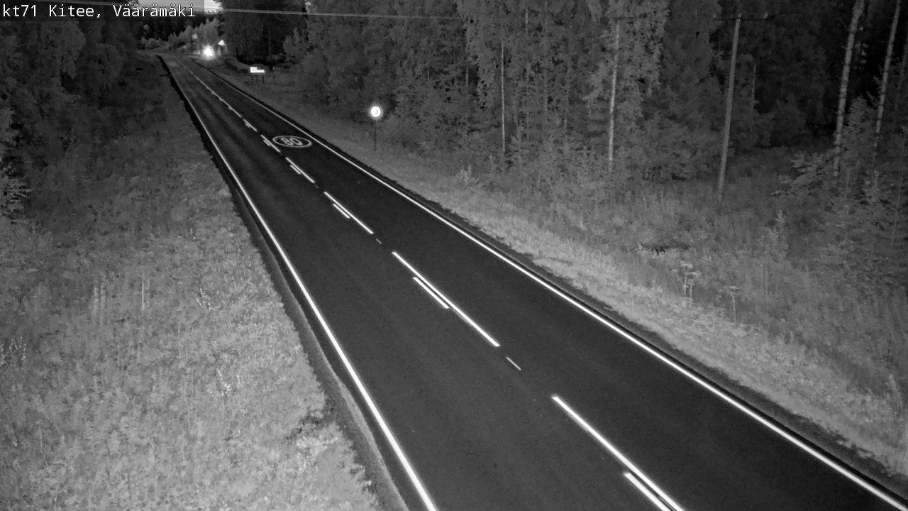 Kelikamerat Kuva Tie 71 Kitee, Väärämäki, Kitee, Pohjois-Karjala