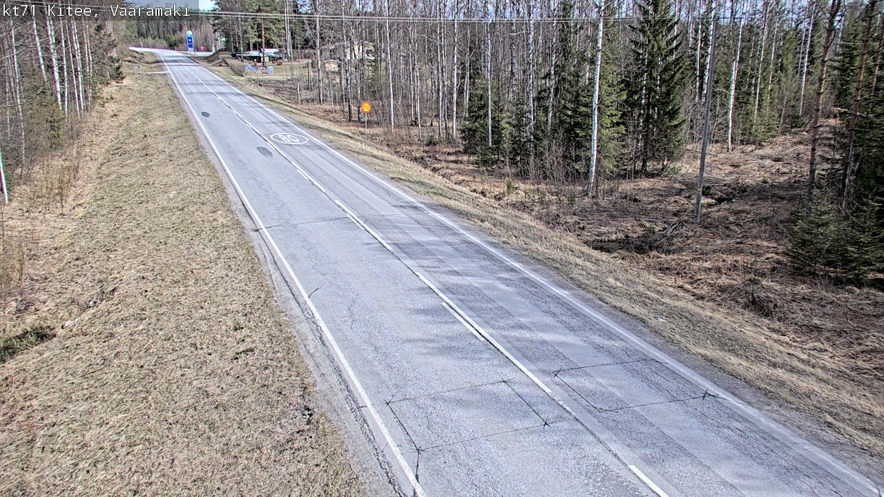 Kelikamerat Kuva Tie 71 Kitee, Väärämäki, Kitee, Pohjois-Karjala
