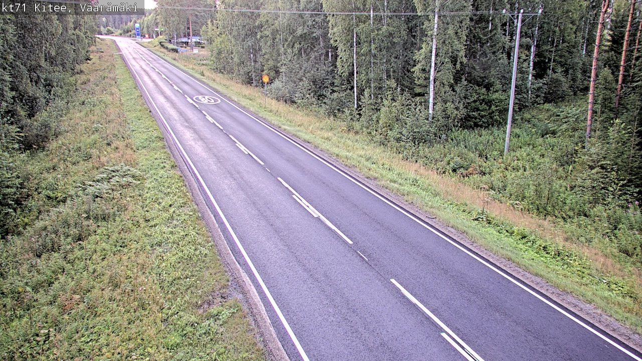 Kelikamerat Kuva Tie 71 Kitee, Väärämäki, Kitee, Pohjois-Karjala
