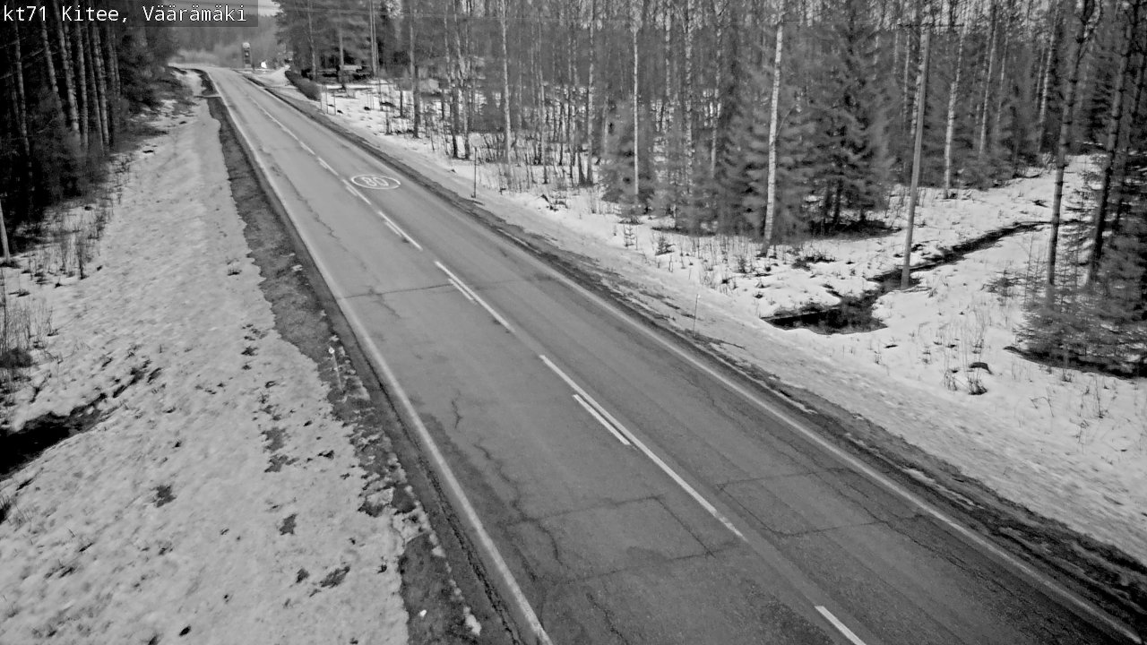 Kelikamerat Kuva Tie 71 Kitee, Väärämäki, Kitee, Pohjois-Karjala