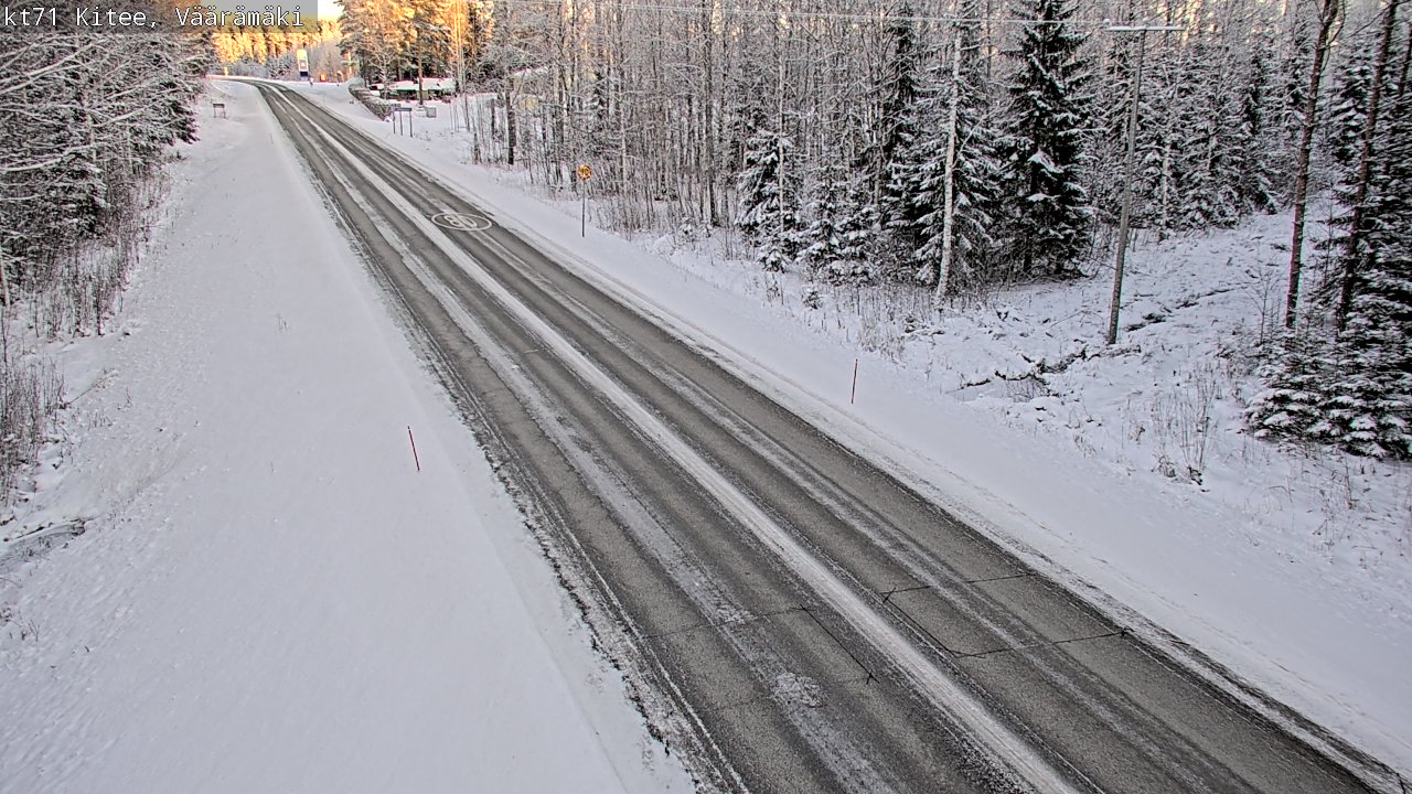 Kelikamerat Kuva Tie 71 Kitee, Väärämäki, Kitee, Pohjois-Karjala