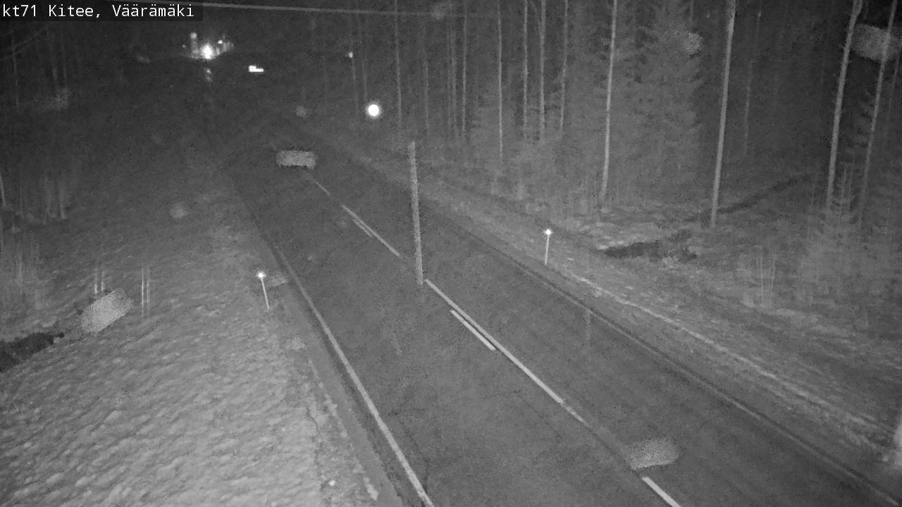 Kelikamerat Kuva Tie 71 Kitee, Väärämäki, Kitee, Pohjois-Karjala