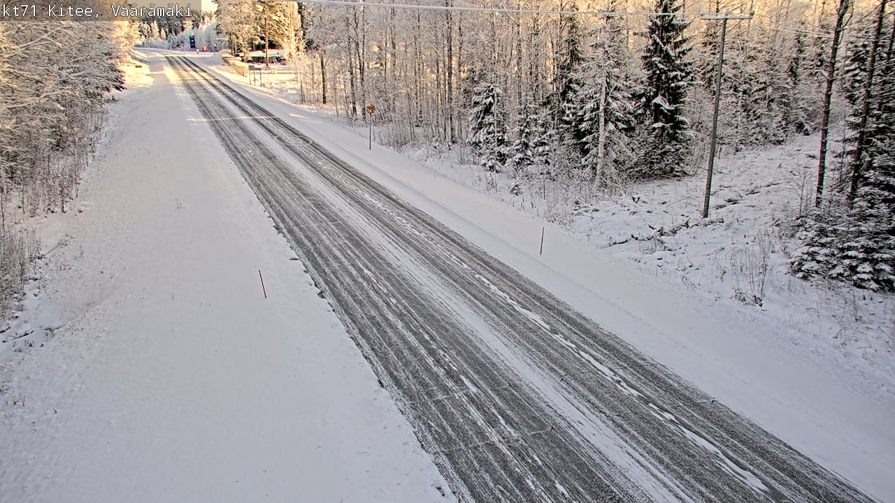 Weather Camera Image Road 71 Väärämäki, Kitee, Pohjois-Karjala