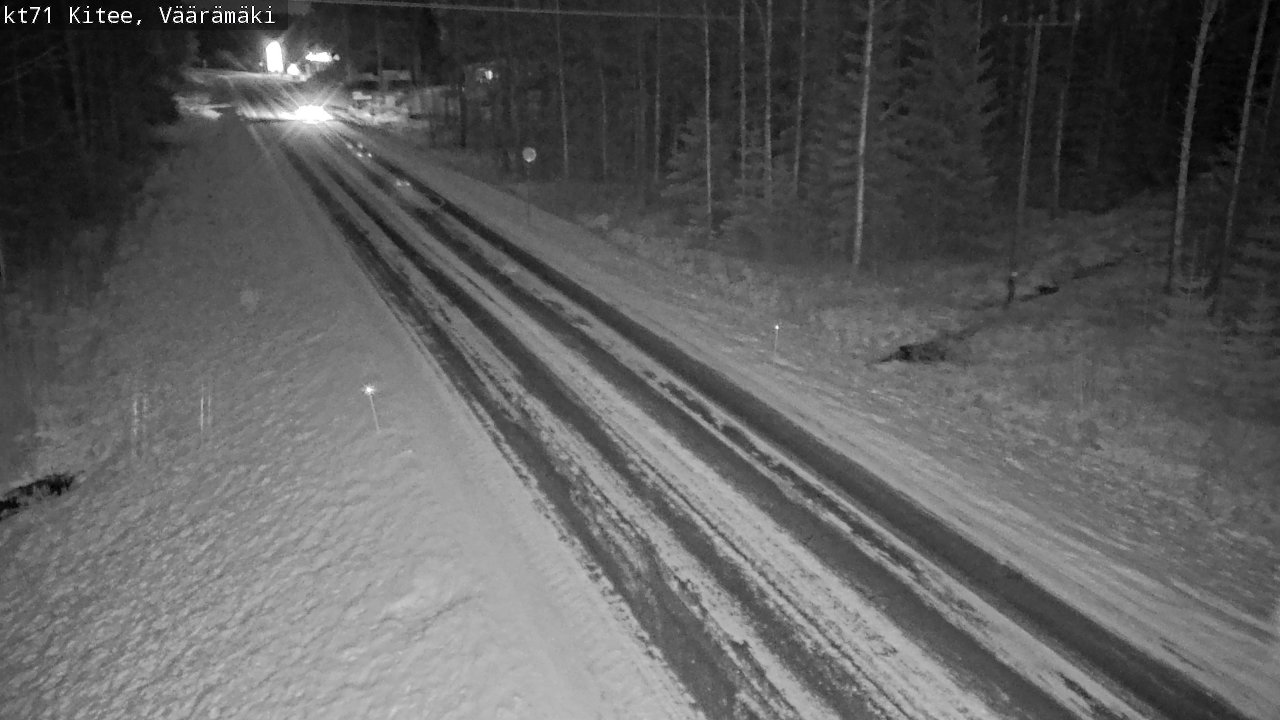 Weather Camera Image Väg 71 Väärämäki, Kitee, Pohjois-Karjala