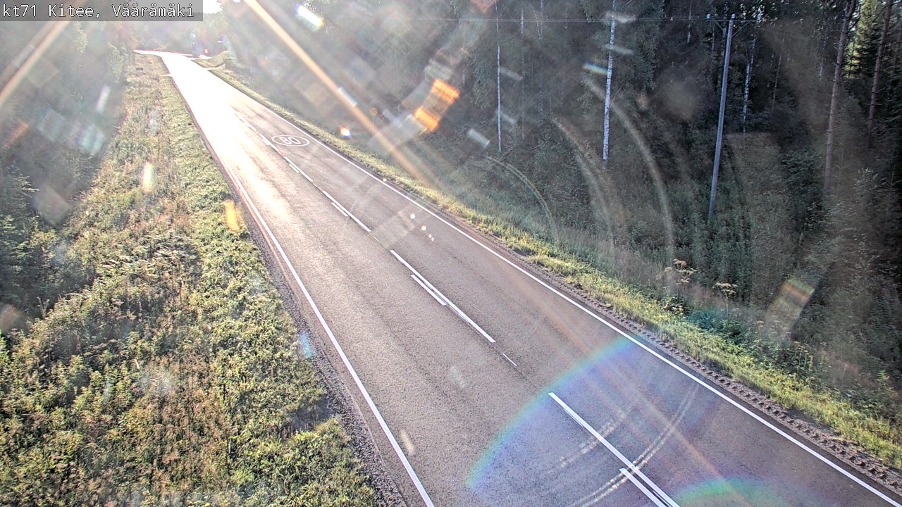 Weather Camera Image Road 71 Väärämäki, Kitee, Pohjois-Karjala