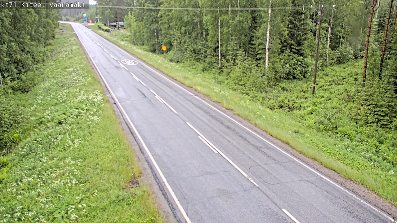 Kelikamerat Kuva Tie 71 Kitee, Väärämäki, Kitee, Pohjois-Karjala
