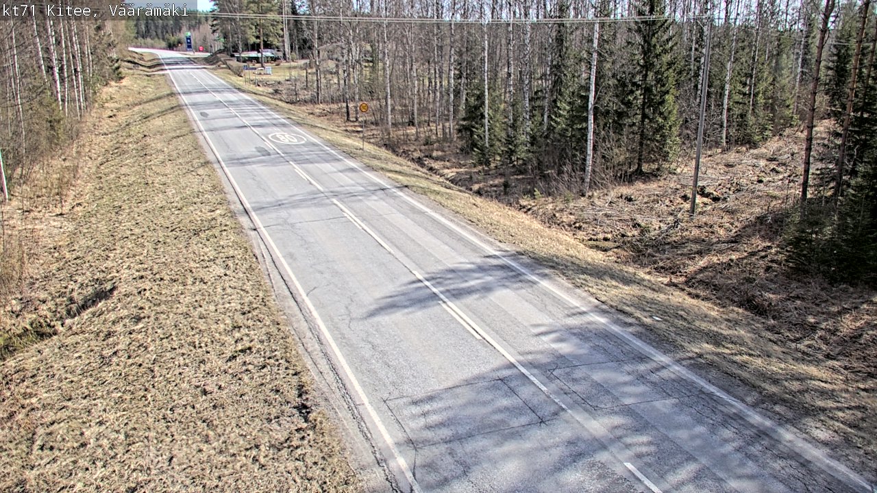 Kelikamerat Kuva Tie 71 Kitee, Väärämäki, Kitee, Pohjois-Karjala