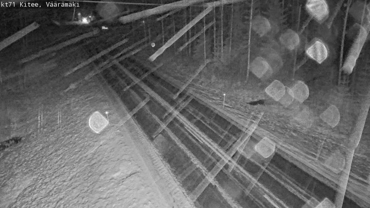 Weather Camera Image Väg 71 Väärämäki, Kitee, Pohjois-Karjala