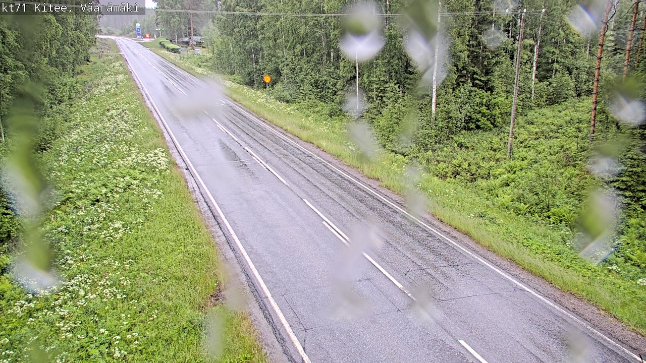 Kelikamerat Kuva Tie 71 Kitee, Väärämäki, Kitee, Pohjois-Karjala