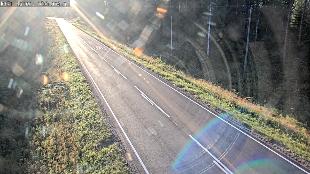 Weather Camera Image Road 71 Väärämäki, Kitee, Pohjois-Karjala
