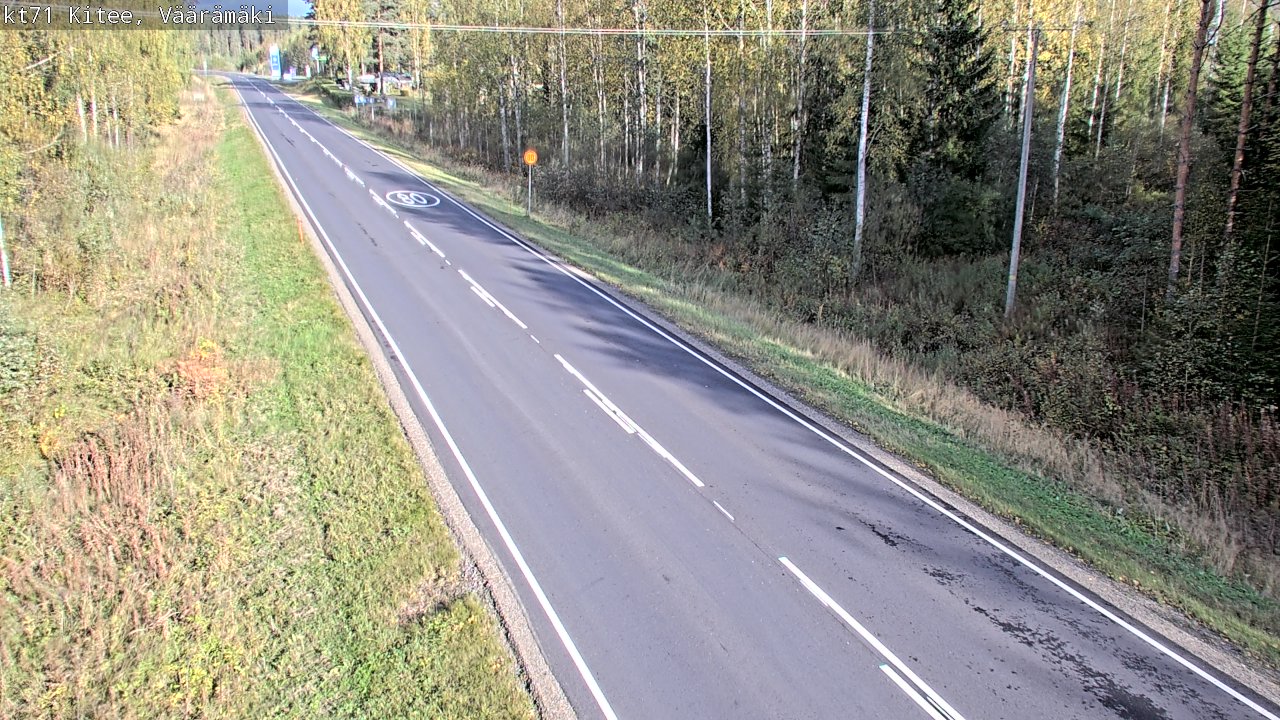 Kelikamerat Kuva Tie 71 Kitee, Väärämäki, Kitee, Pohjois-Karjala