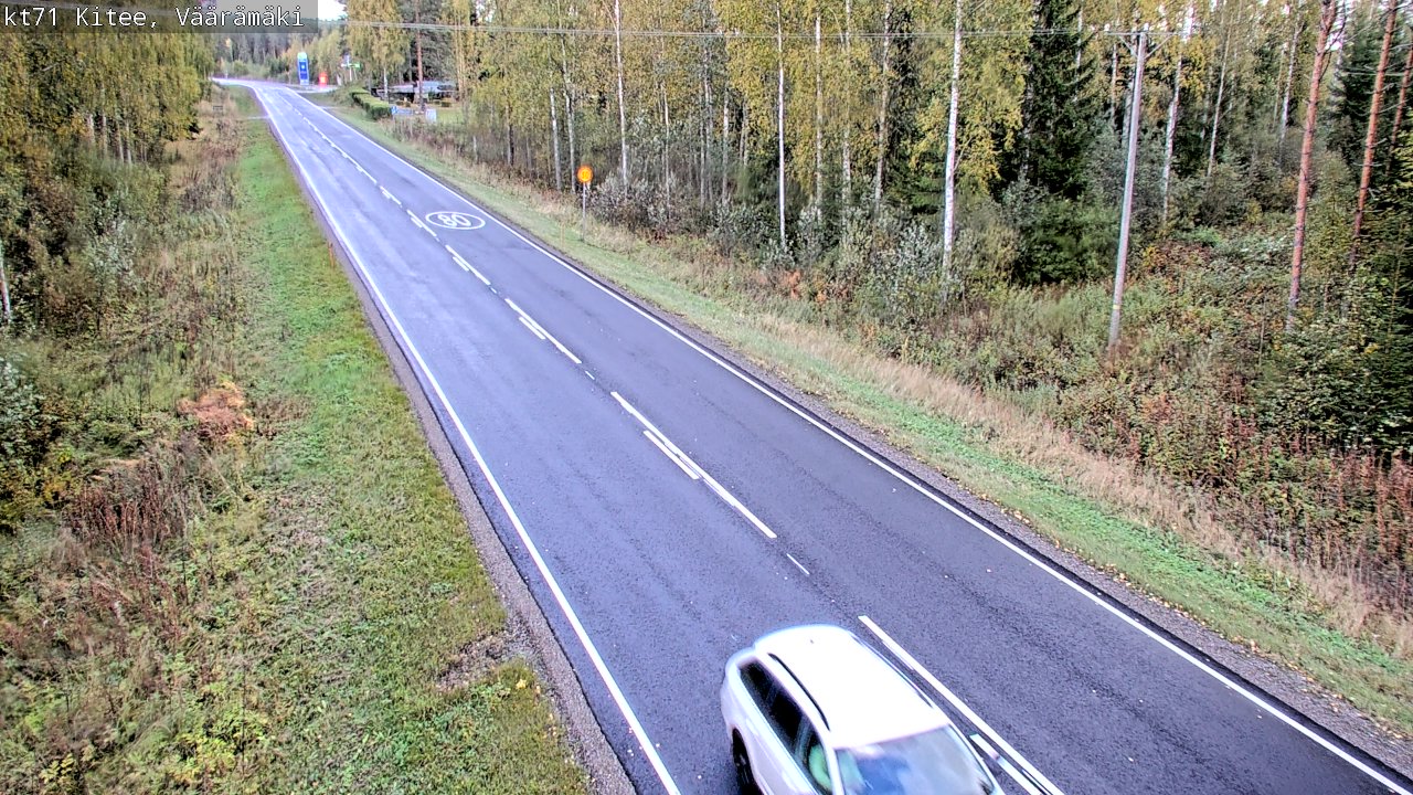 Kelikamerat Kuva Tie 71 Kitee, Väärämäki, Kitee, Pohjois-Karjala