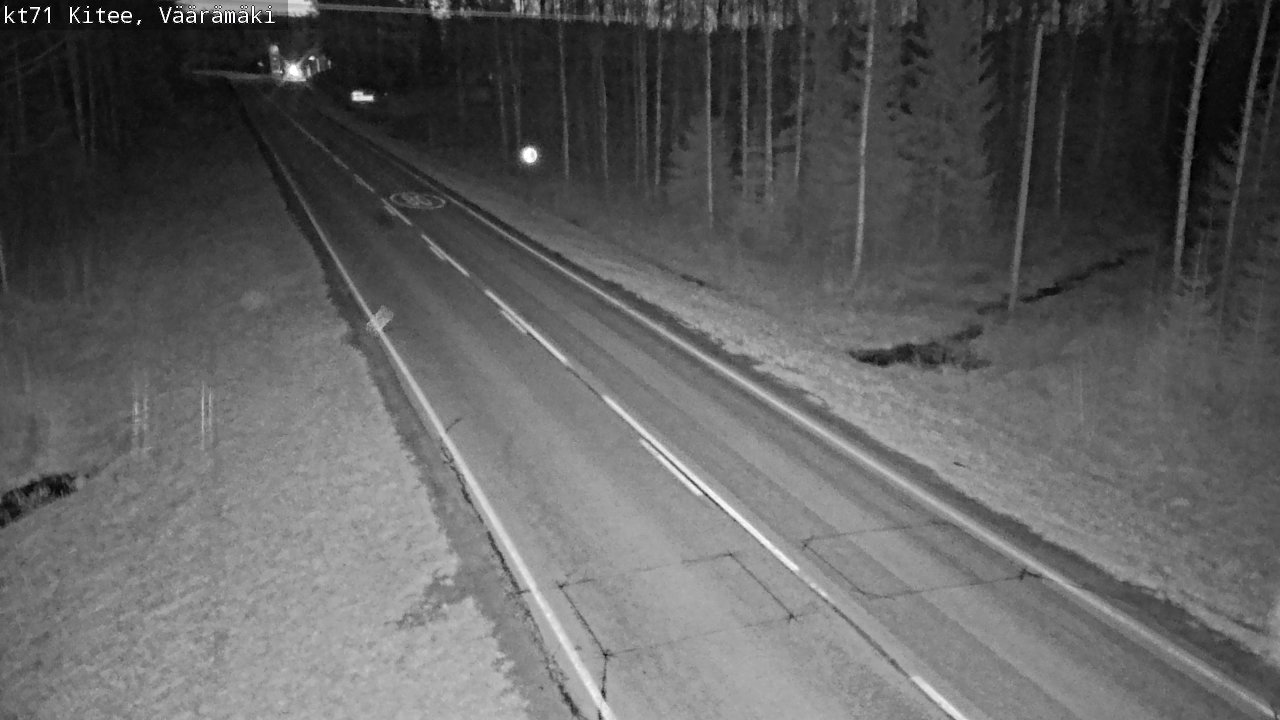 Weather Camera Image Väg 71 Väärämäki, Kitee, Pohjois-Karjala