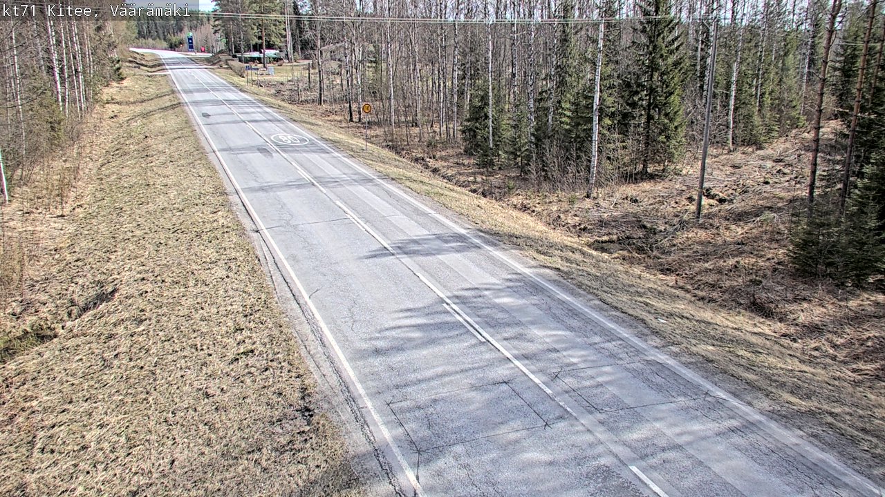 Kelikamerat Kuva Tie 71 Kitee, Väärämäki, Kitee, Pohjois-Karjala