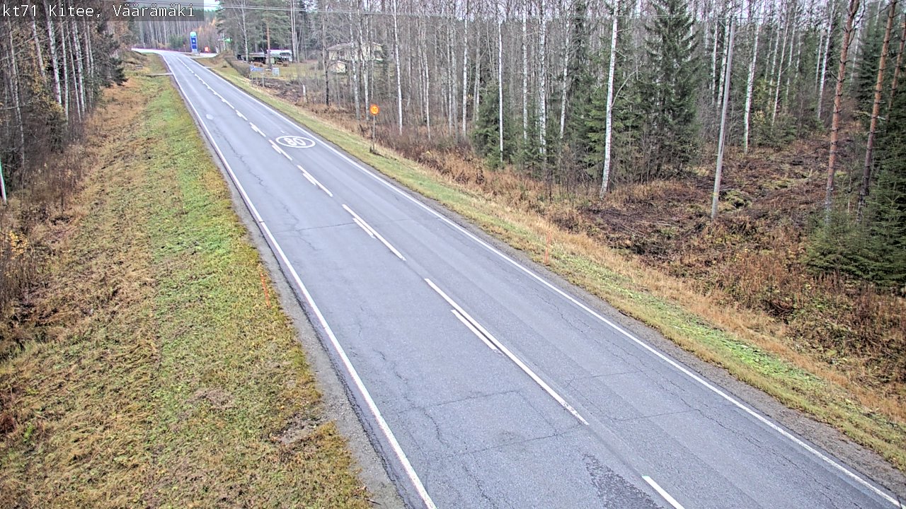 Kelikamerat Kuva Tie 71 Kitee, Väärämäki, Kitee, Pohjois-Karjala