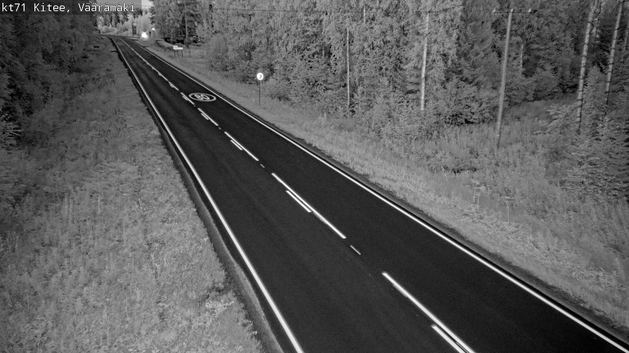 Kelikamerat Kuva Tie 71 Kitee, Väärämäki, Kitee, Pohjois-Karjala