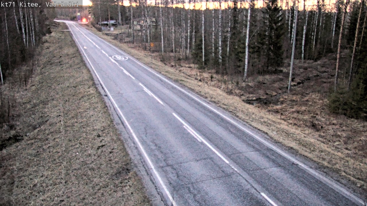 Kelikamerat Kuva Tie 71 Kitee, Väärämäki, Kitee, Pohjois-Karjala