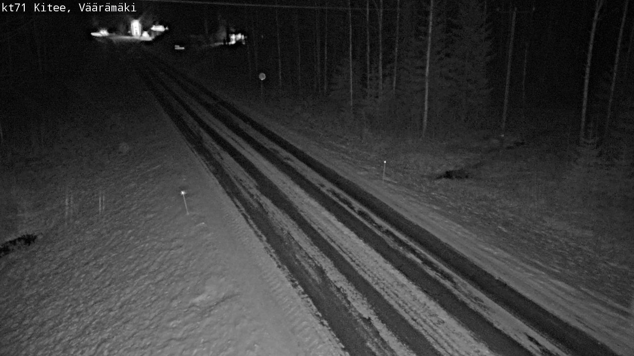 Weather Camera Image Väg 71 Väärämäki, Kitee, Pohjois-Karjala