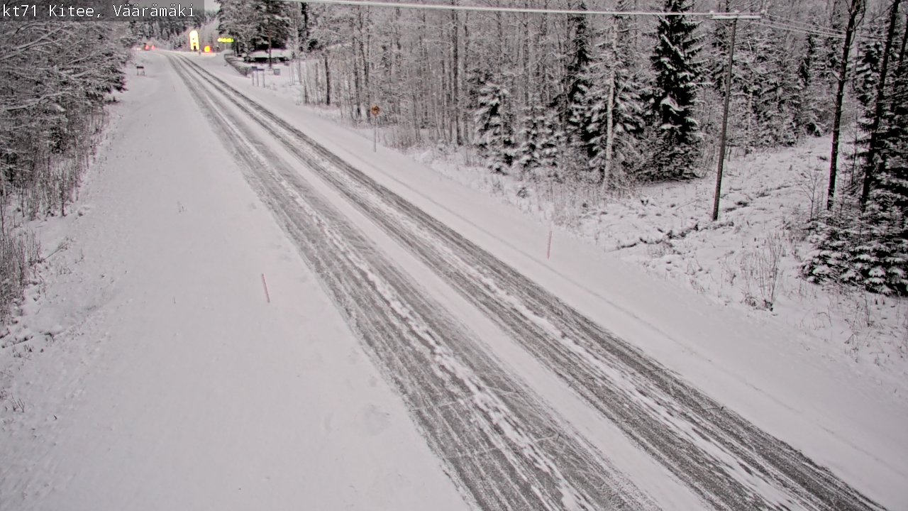 Kelikamerat Kuva Tie 71 Kitee, Väärämäki, Kitee, Pohjois-Karjala