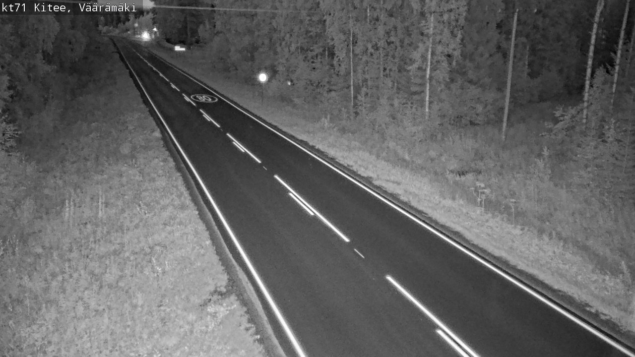 Kelikamerat Kuva Tie 71 Kitee, Väärämäki, Kitee, Pohjois-Karjala