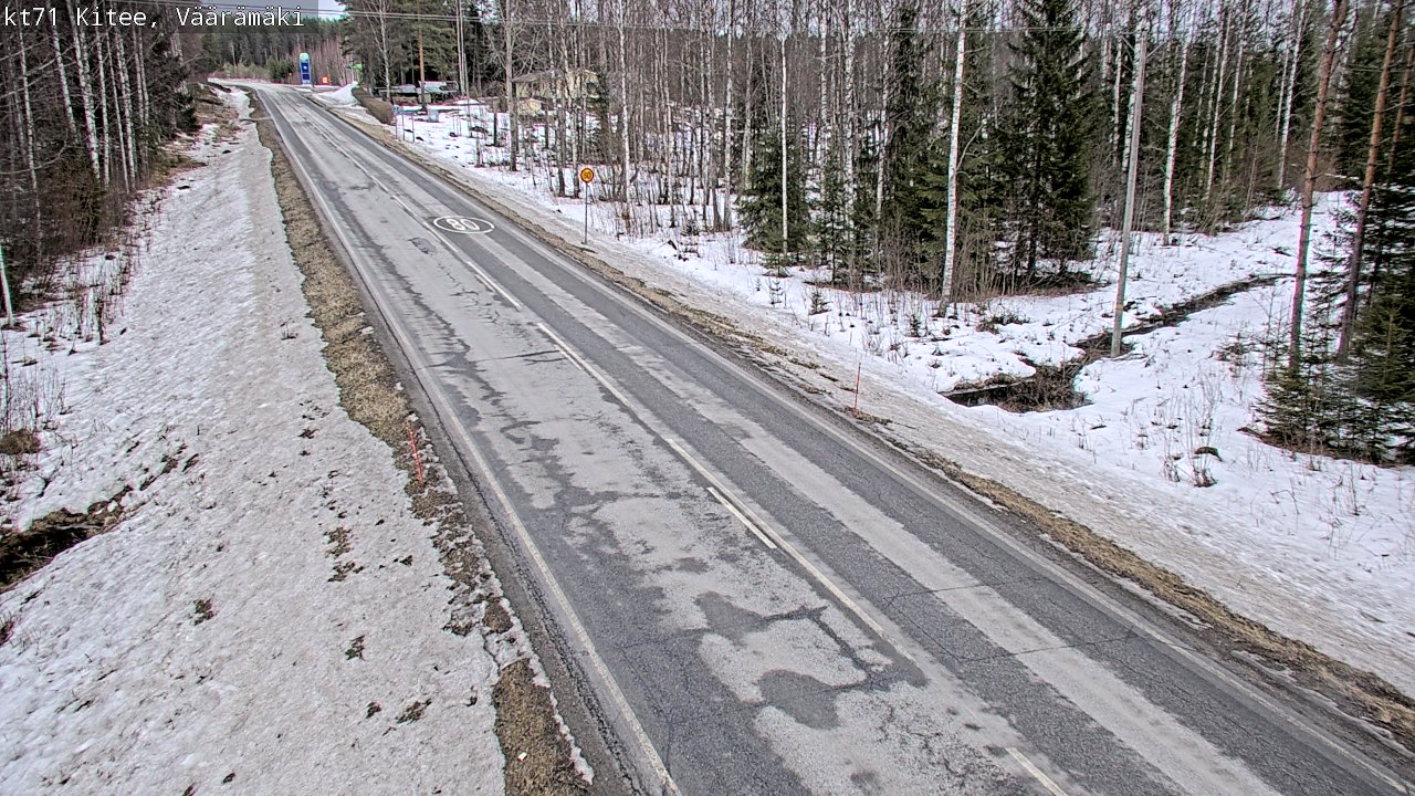 Kelikamerat Kuva Tie 71 Kitee, Väärämäki, Kitee, Pohjois-Karjala