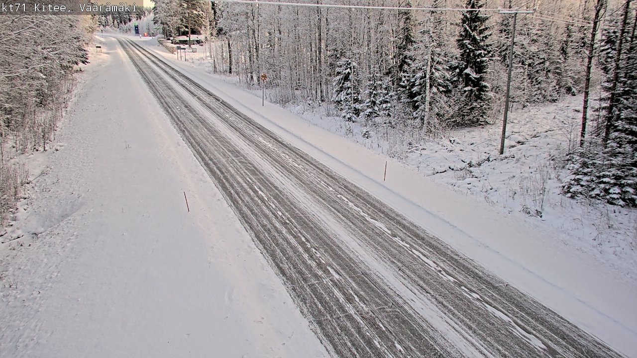 Weather Camera Image Road 71 Väärämäki, Kitee, Pohjois-Karjala