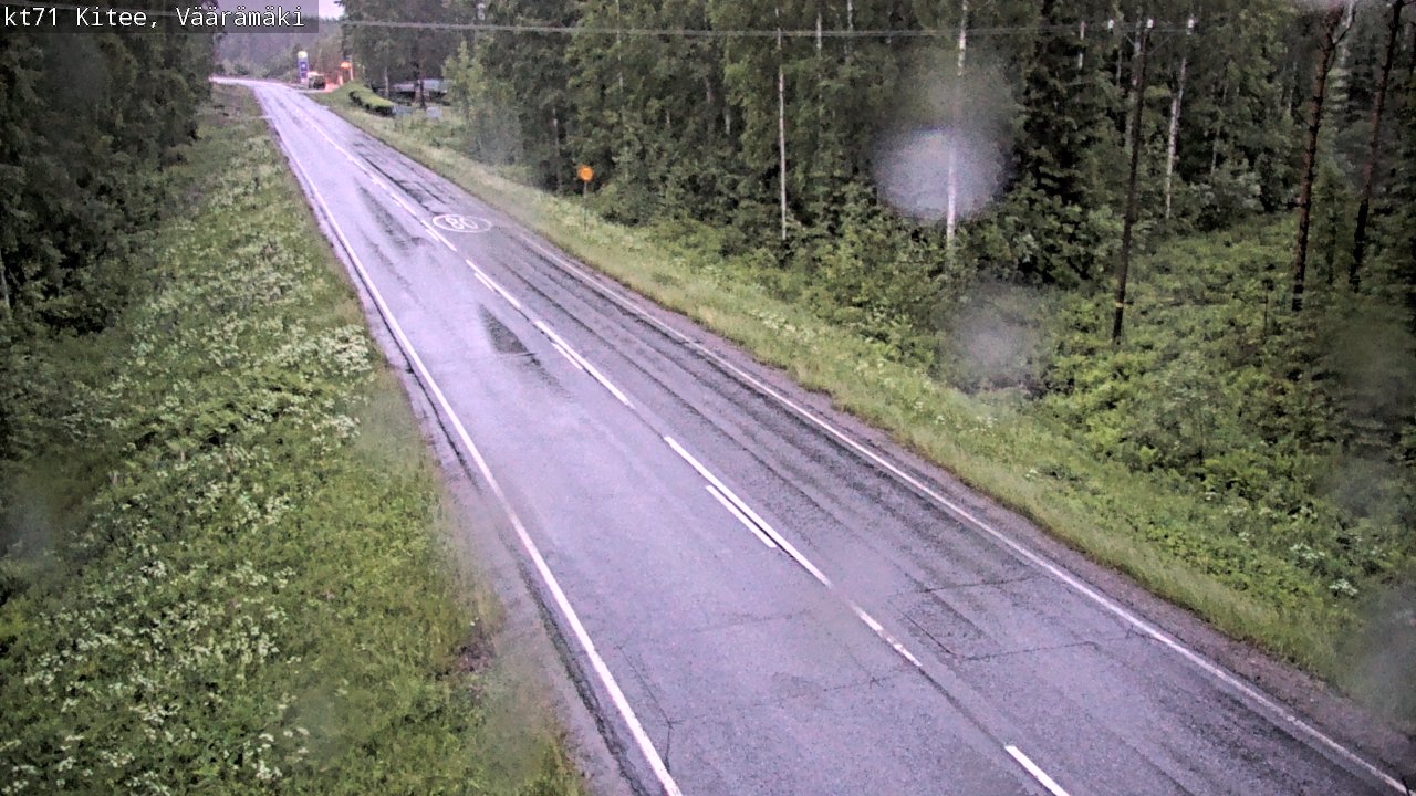 Kelikamerat Kuva Tie 71 Kitee, Väärämäki, Kitee, Pohjois-Karjala